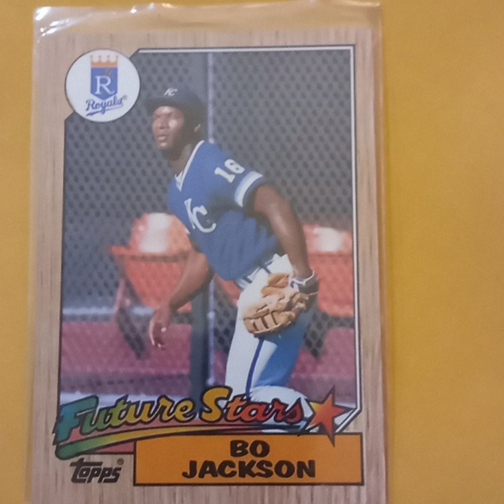 Bo Jackson Royals baseball card